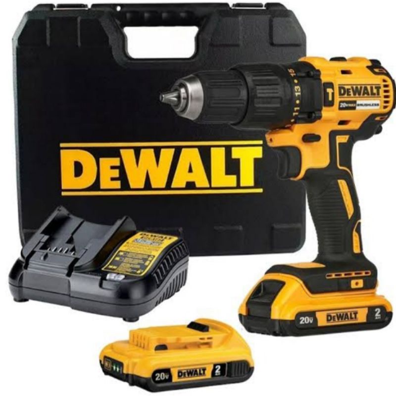 Jual Mesin Bor 20V Cordless DCD7781D2-B1 Dewalt Brushless Hammer Drill ...