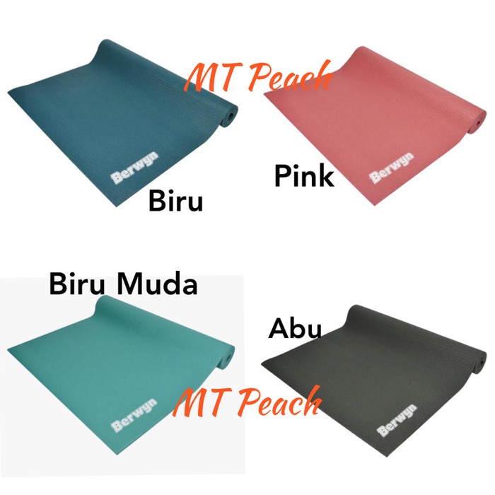 Jual Produk Unggulan Berwyn Matras Yoga Mat Single Layer Pvc Alas Yoga Anti Slip Karet Berkualitas Shopee Indonesia