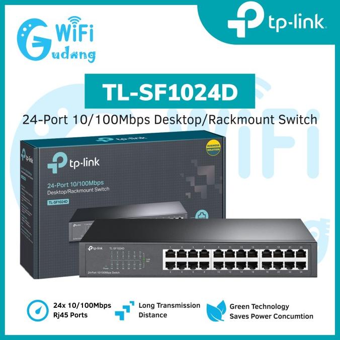 Jual Tp-Link Tl-Sf1024D 24-Port 10/100M Switch, 24 10/100M Rj45 Ports ...