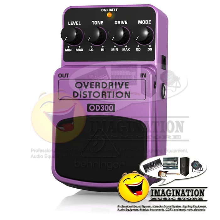 Jual ASIAPP !! Behringer OD300 / 2Mode Overdrive / Distortion Effects Pedal LO01 Shopee Indonesia