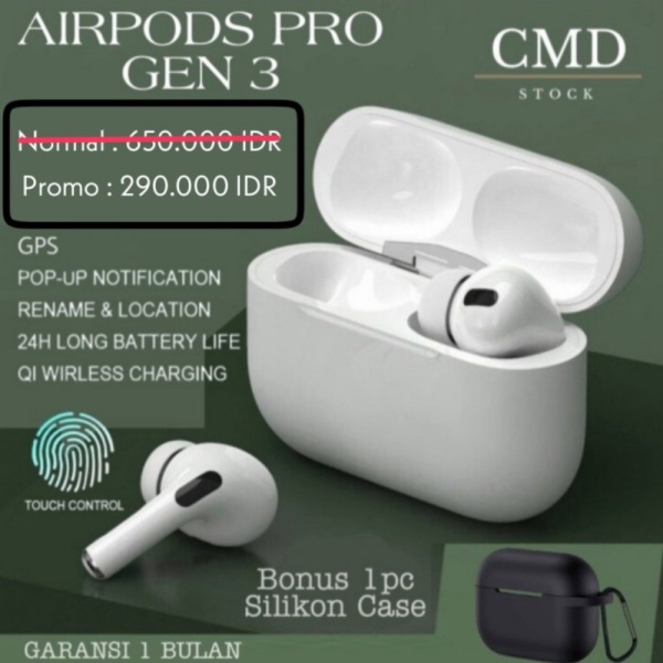 Jual Unik suku cadang Airpods Pro Wireless Charging Case Airpod Pro Gen