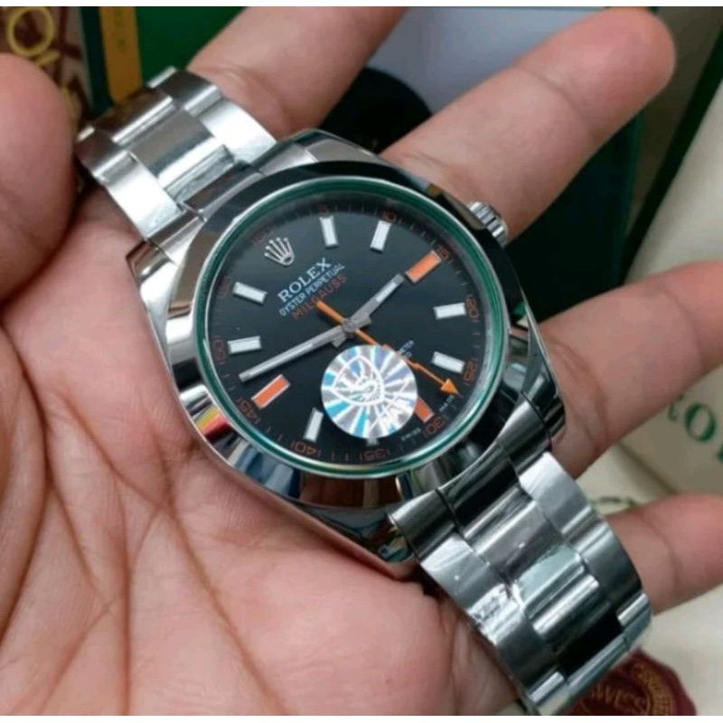 Jual Jam Tangan Pria Merek Rolex Milgauss Automatic Clone Top LS Quality Shopee Indonesia