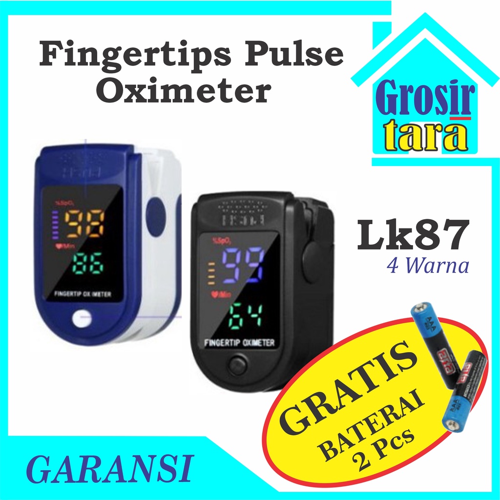 Jual Fingertip Pulse Oxymeter Oximeter Lk Spo Alat Ukur Kadar Oksigen Dalam Darah Lk