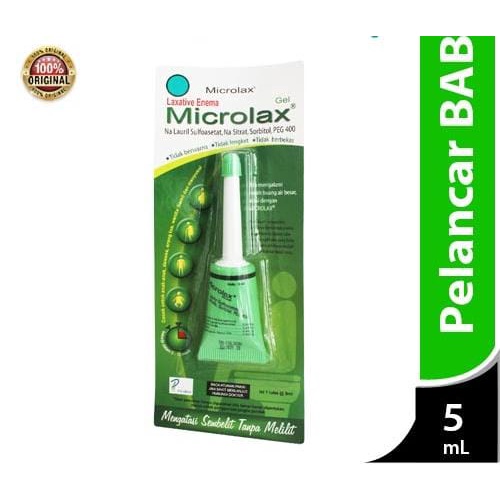 Jual Microlax Gel 5 Ml 1 Pcs Susah Bab Sembelit Shopee Indonesia