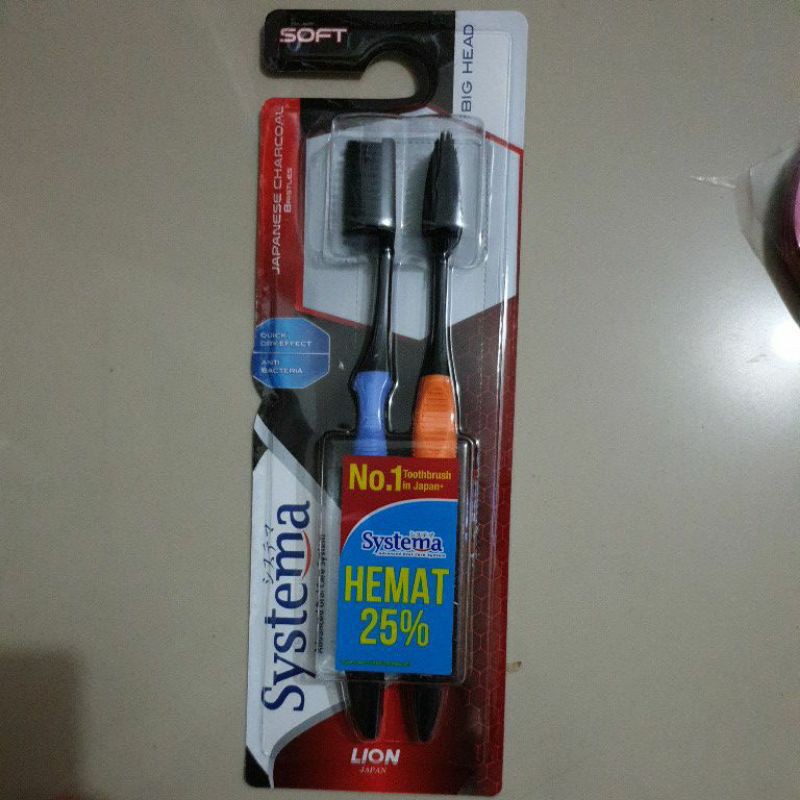 Jual Systema sikat gigi smart clean / systema sikat gigi charcoal ...