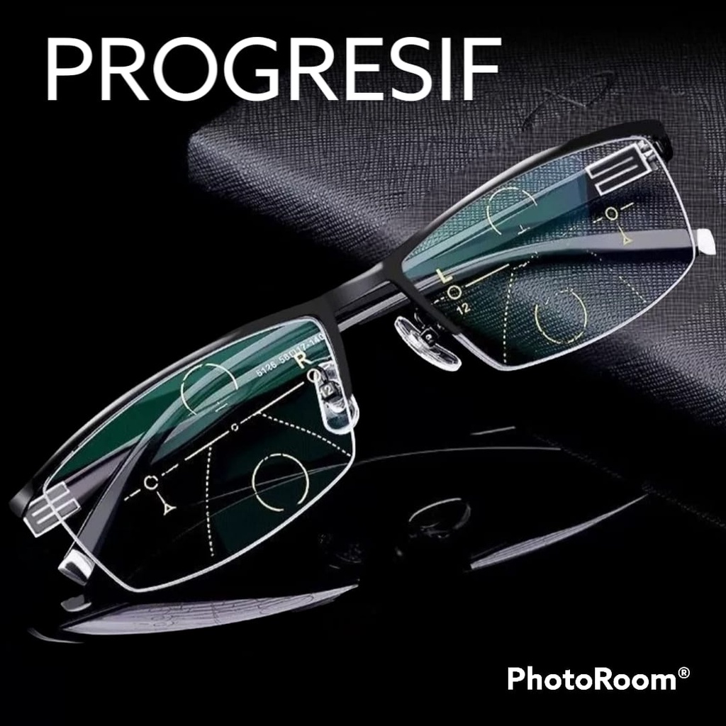 Jual Promo Kacamata Progresif Photochromic Anti Radiasi Bisa Untuk Baca