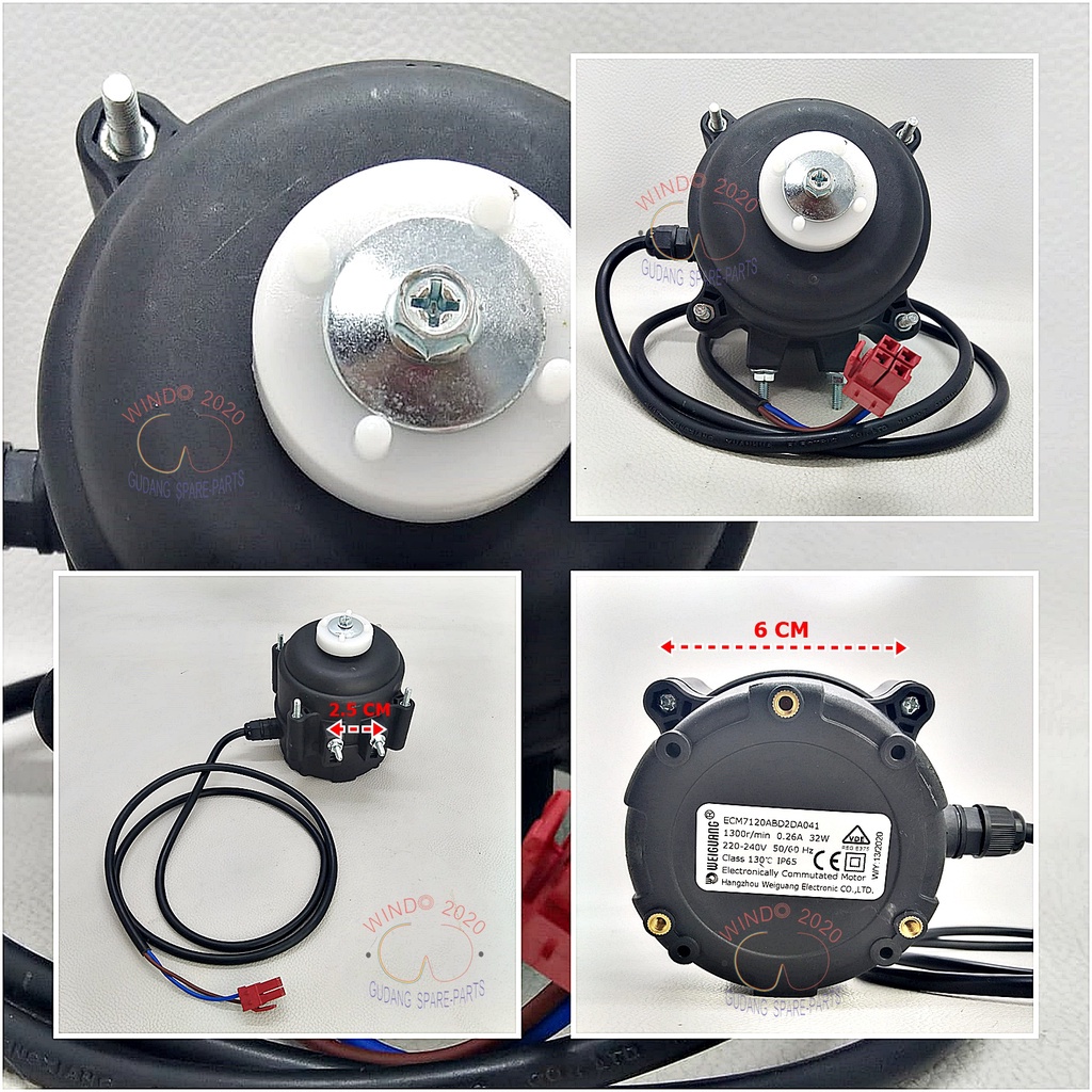 WEIGUANG MOTOR ECM7120DAA2DA403 50/60 HZ 32 W 1300 U/MIN KÜHLEINHEIT