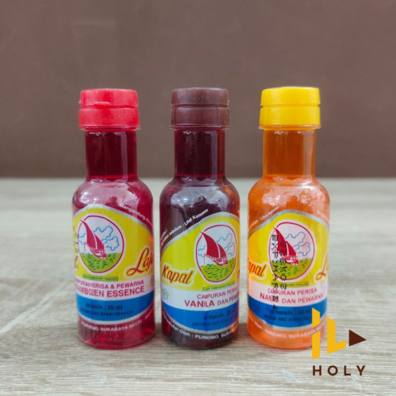 Jual Perisa Essence Cap Kapal Layar Botol 20ml / Perisa Pewarna ...