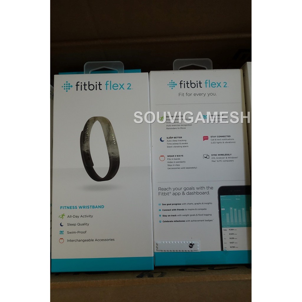 Jual PALING MURAH Fitbit Flex 2 Swim Proof Fitness Tracker Wristband ...