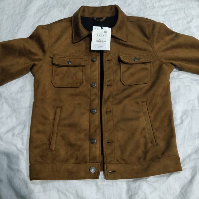 Pull&bear on sale suede jacket