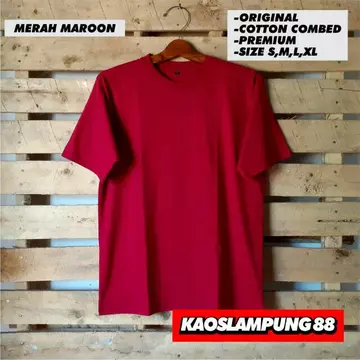 Kaos Polos Katun Kombed 24s Reaktif Premium Bahan Knitto Size XXL XXXl XXXXL Dan 5xl Pendek