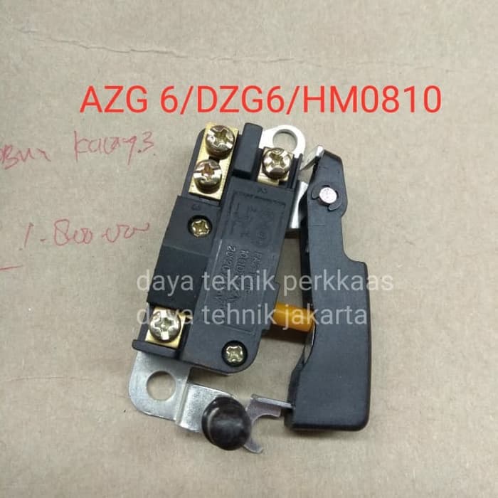 Jual saklar bor hm 0810 makita rrt - switch dzg 6 dongcheng - on of ...