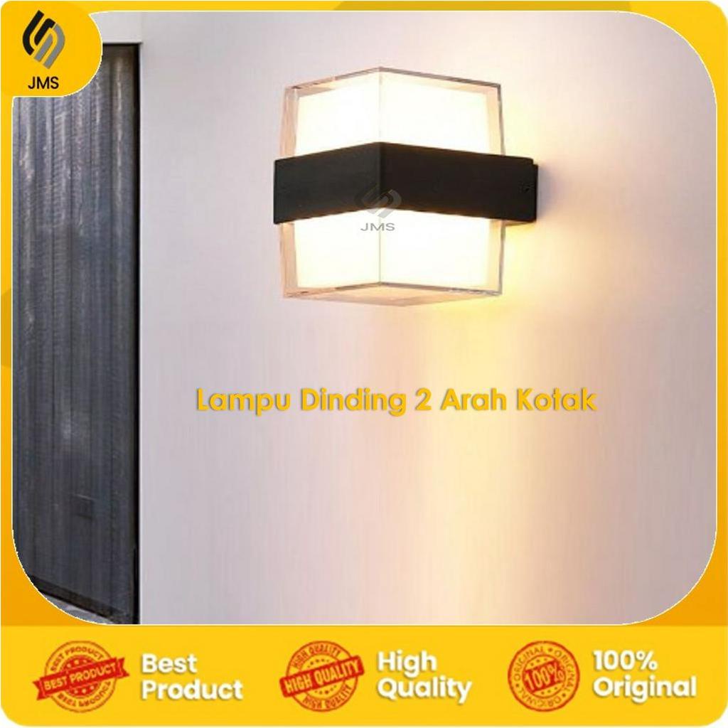 Jual Lampu Dinding 2 Arah Kotak Bulat Minimalis Lampu Hias Pilar ...