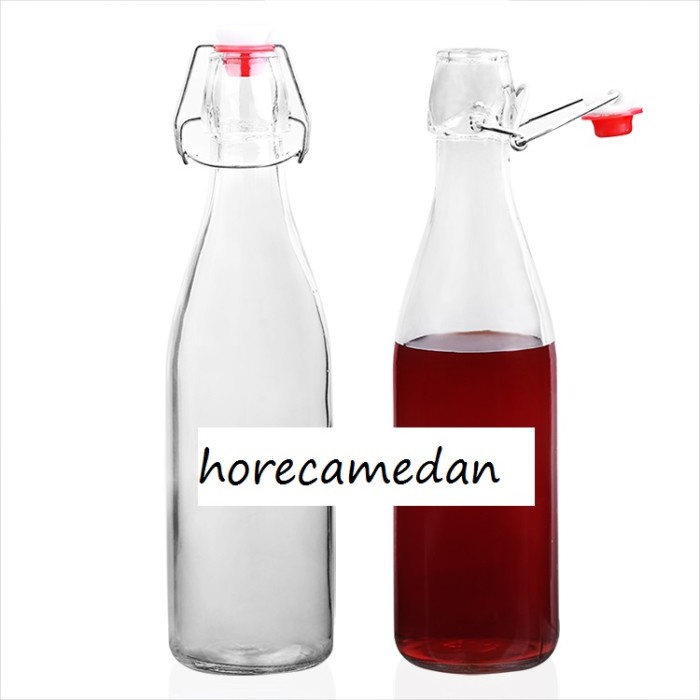 Jual Swing Bottle / Botol Kaca Kedap Udara Anti Tumpah Reuseable 500ml ...