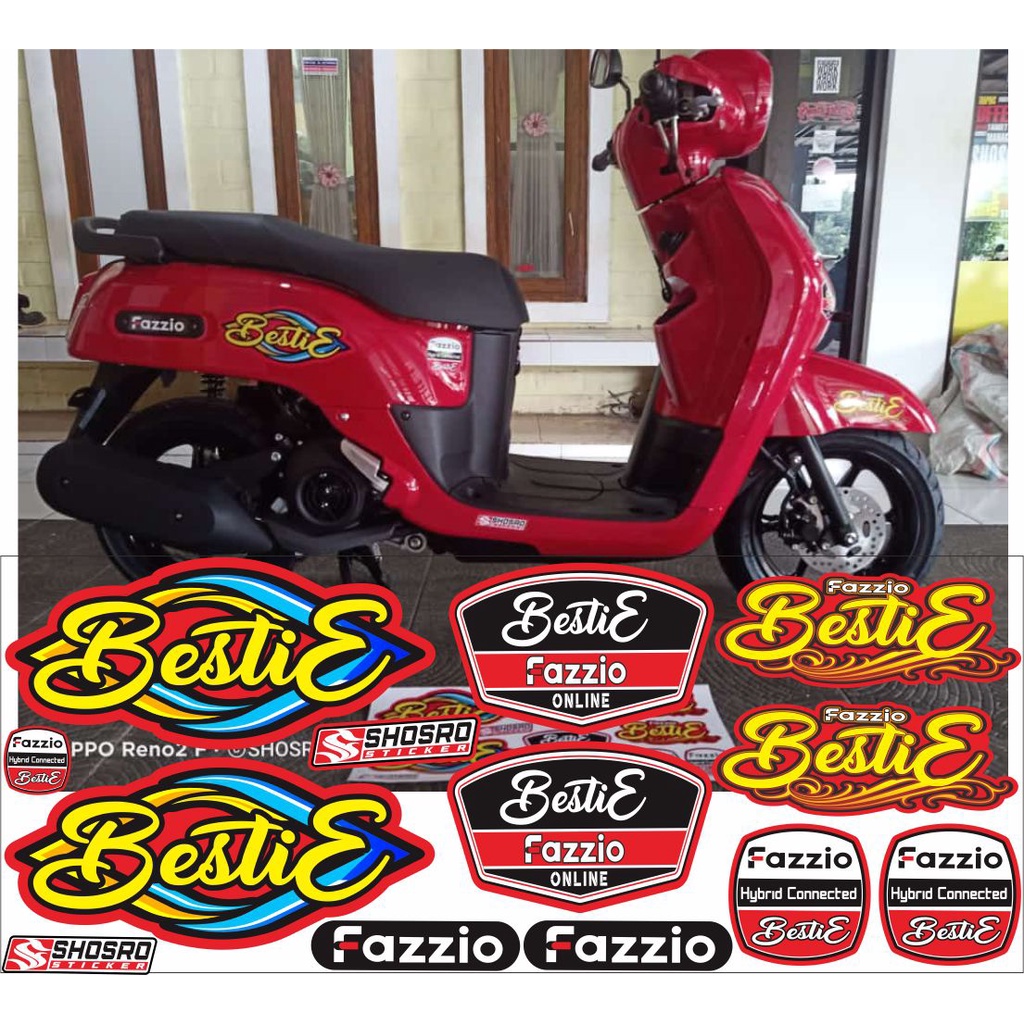 Jual STIKER RACING STRIPING FAZZIO NEW FI MOTIF SIMPLE VARIASI / STIKER ...