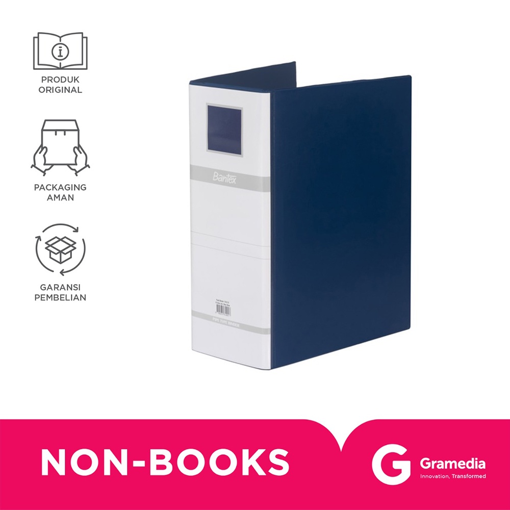 Jual Bantex Post Binder 10Cm Folio 1312 01 Blue /Pc Shopee Indonesia