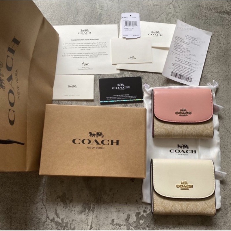 Jual COC SMALL WALLET IN SIGNATURE ORIGINAL 100% | Shopee Indonesia