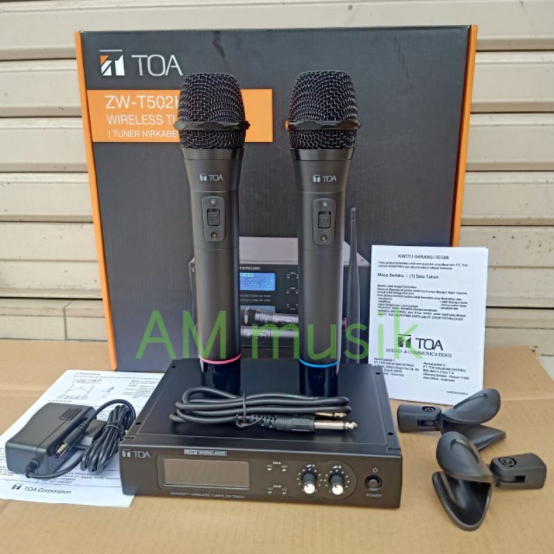 Jual MIC WIRELESS TOA ZW T502H AS HANDHELD PEGANG Shopee Indonesia