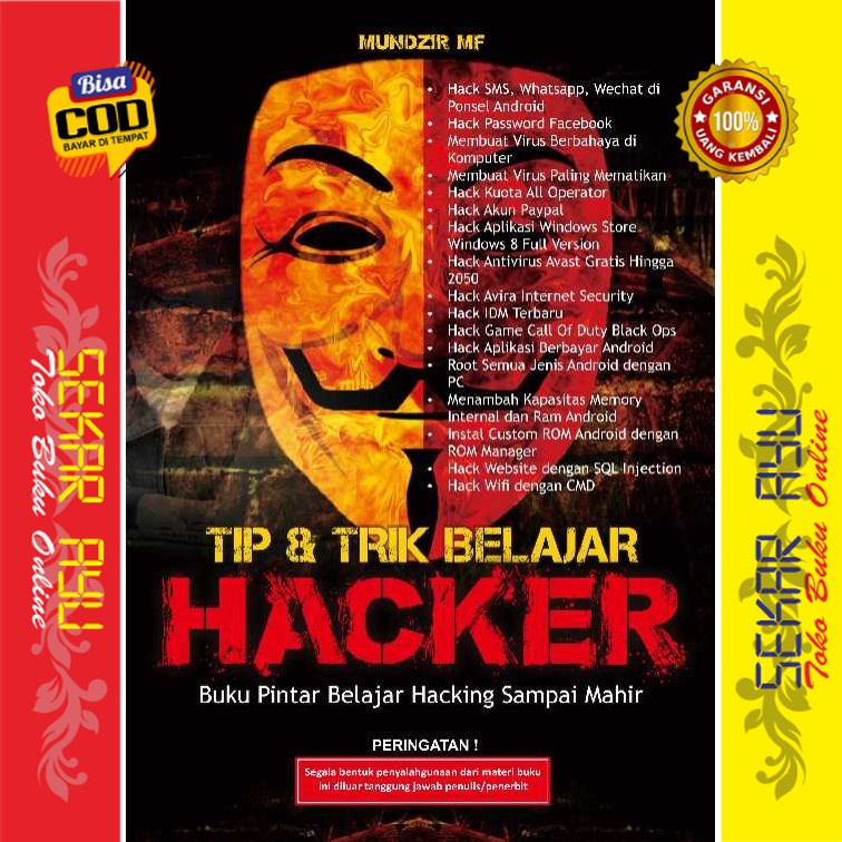 Jual Buku Tip & Trik Belajar Hacker Buku Pintar Belajar Hacking Sampai ...