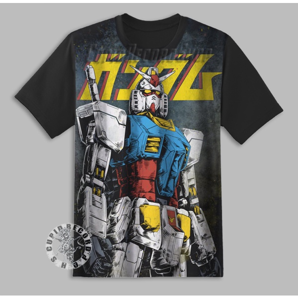 Jual Baju Anak Gundam Kaos Anime Laki Laki Gambar Robot 3D 10508