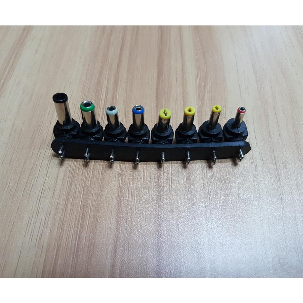Jual Converter Multi 8 Size Jack Colokan Adaptor 5.5x2.1 - Laptop CCTV ...