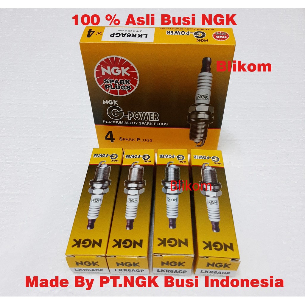 Jual 1 Pack Busi NGK Platinum LKR6AGP Ayla Agya Sigra 1000cc | Shopee ...