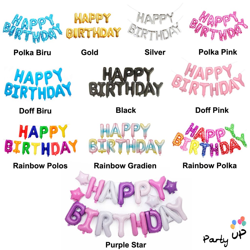 [Paket] Happy Birthday Set Polos