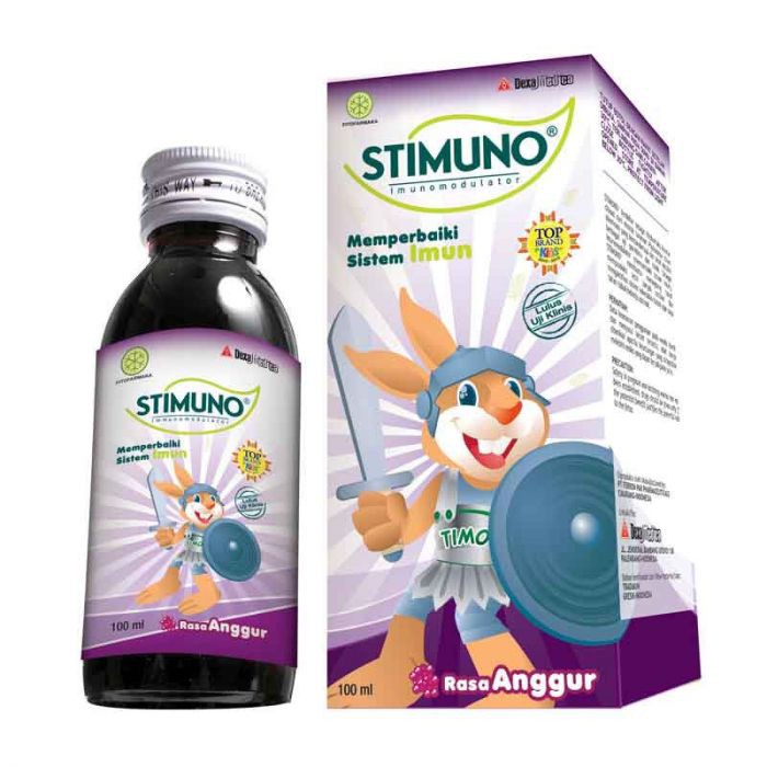Jual Stimuno syrup 100ml (original, anggur, jeruk) | Shopee Indonesia