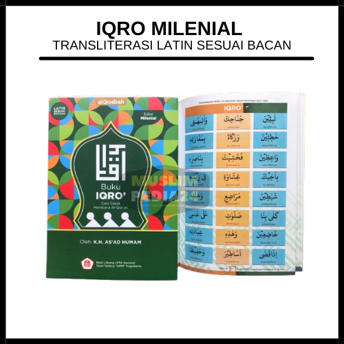 Jual Buku Iqro Edisi Milenial 1 Buku 6 Jilid - Al Qosbah | Shopee Indonesia