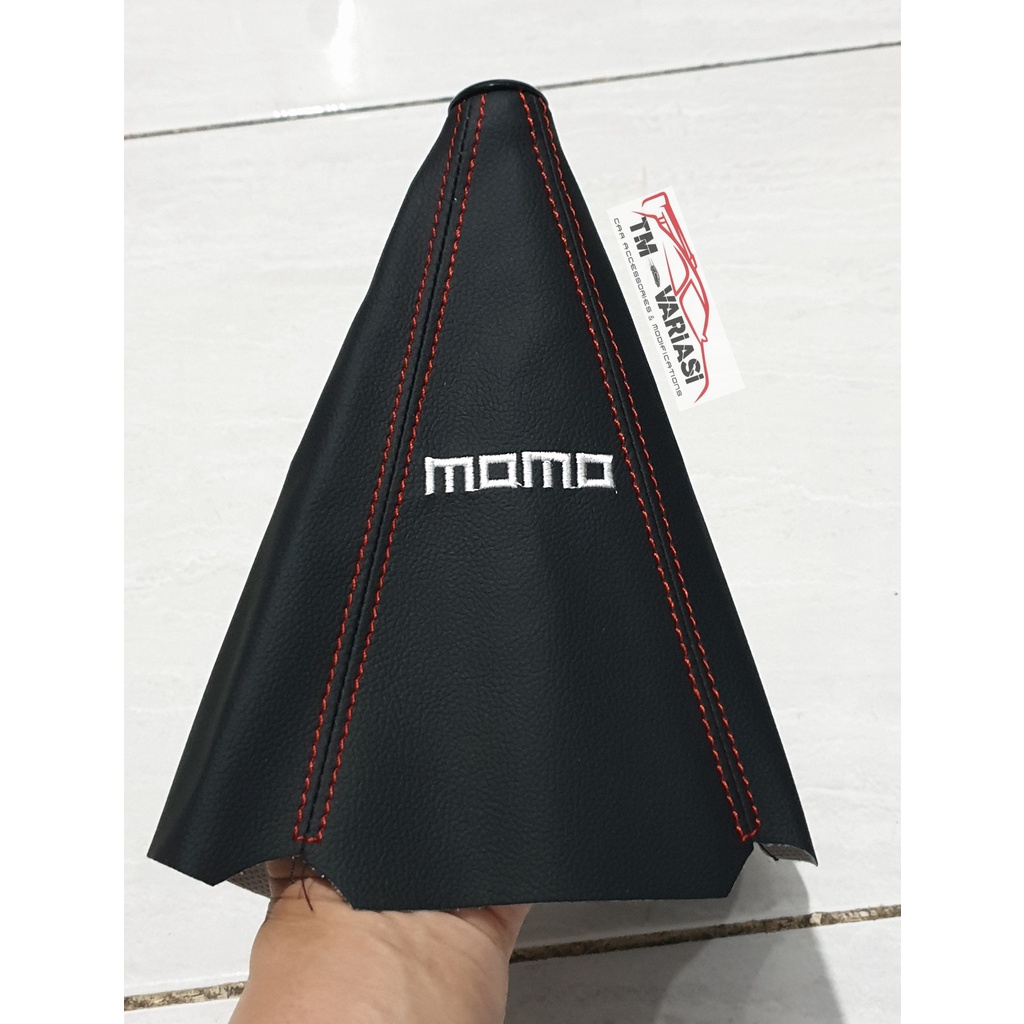 Jual Cover Sarung Pelapis Tiang Knob Perseneling Tuas Gigi Logo Momo Racing Shopee Indonesia