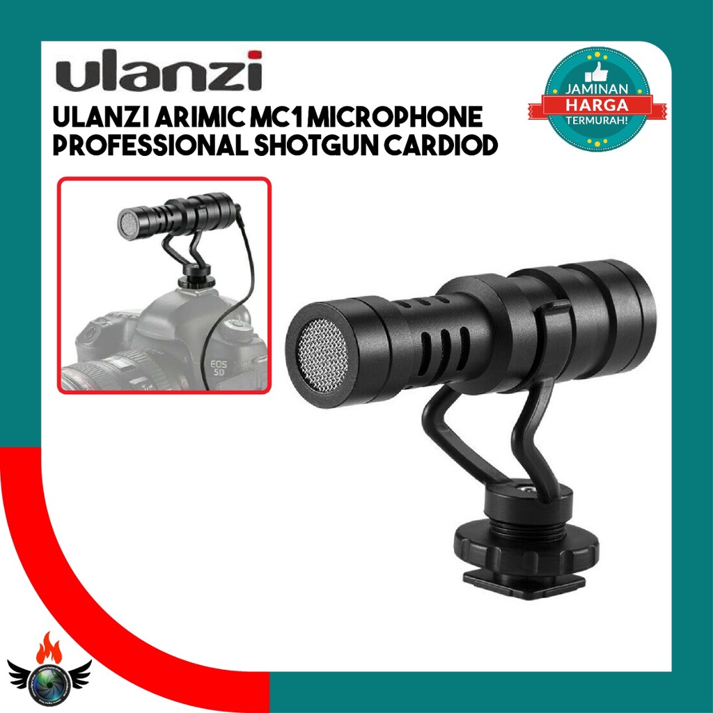 Jual Ulanzi Arimic MC1 Microphone Professional Shotgun Cardiod Mini M ...