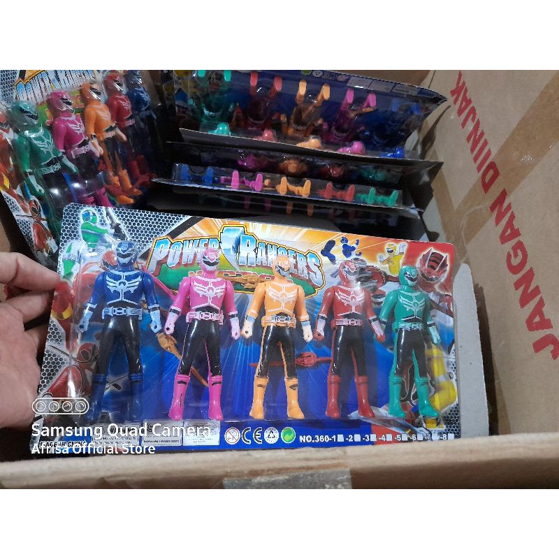 Jual Mainan Robot Power Ranger Satu Set | Shopee Indonesia