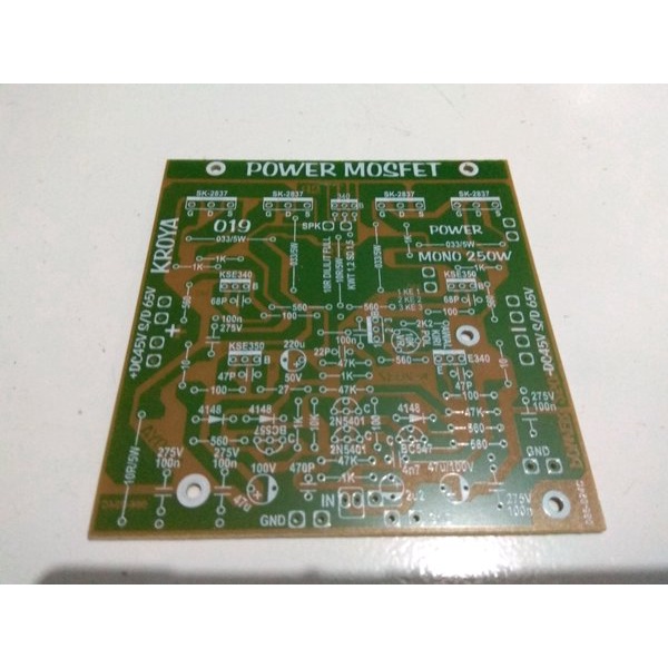 Jual PCB Power Amplifier 250 Watt Mosfet 019 Backsound | Shopee Indonesia