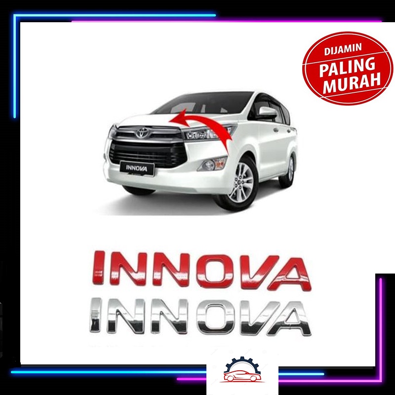 Jual Emblem Huruf Innova Kap Mesin Mobil Emblem Logo Tulisan Kap Innova ...