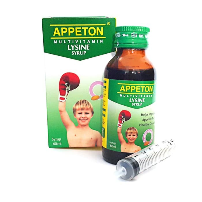 Jual APPETON LYSINE SYRUP 60ML | Shopee Indonesia