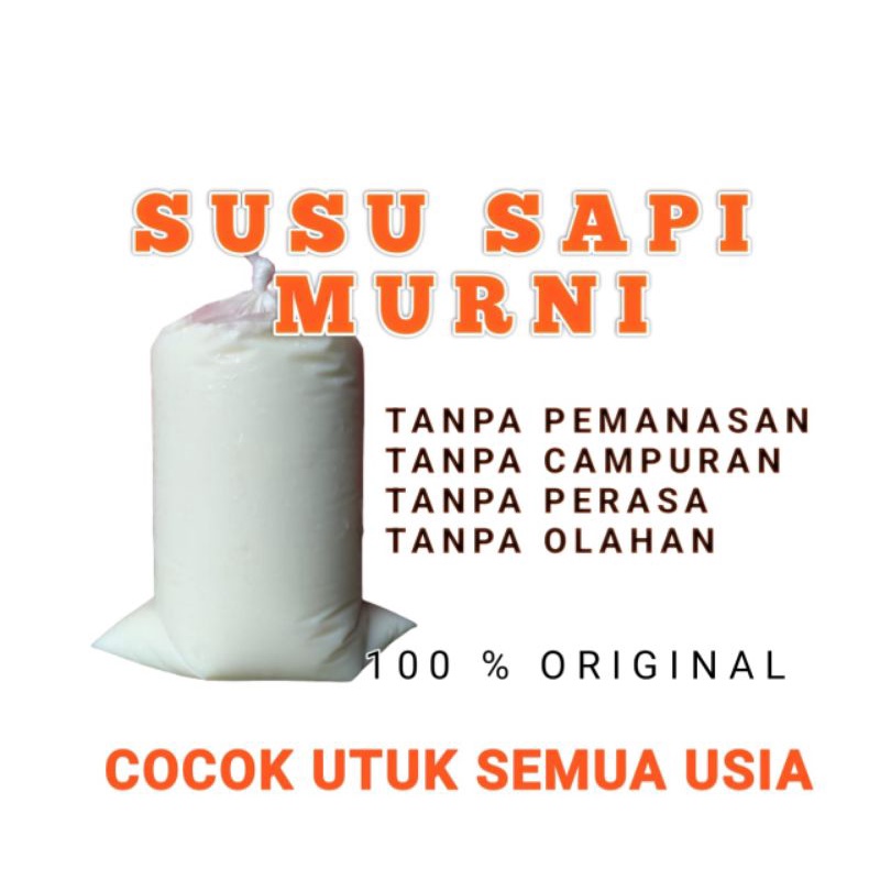 Jual SUSU SAPI MURNI SEGAR | Shopee Indonesia