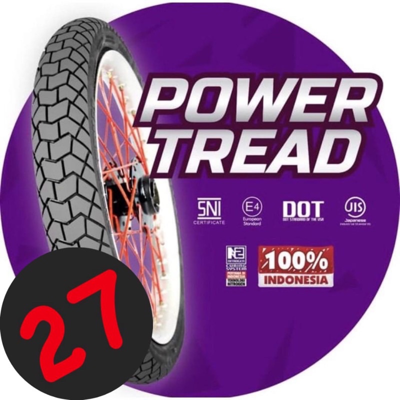 Jual Ban Motor MIZZLE Power Tread 300 18 (Tubetype) Ban Luar 3.00 18