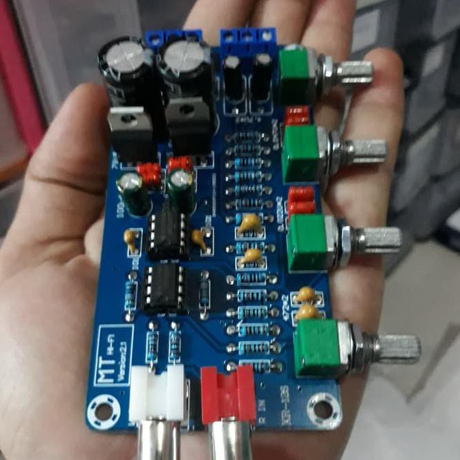 Jual scj6 tone control ne5532 hi-fi pre amp amplifier stereo gv48