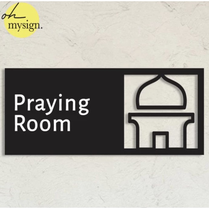 Jual Praying Room Sign Akrilik Acrylic Sign Musholla Modern | Shopee ...