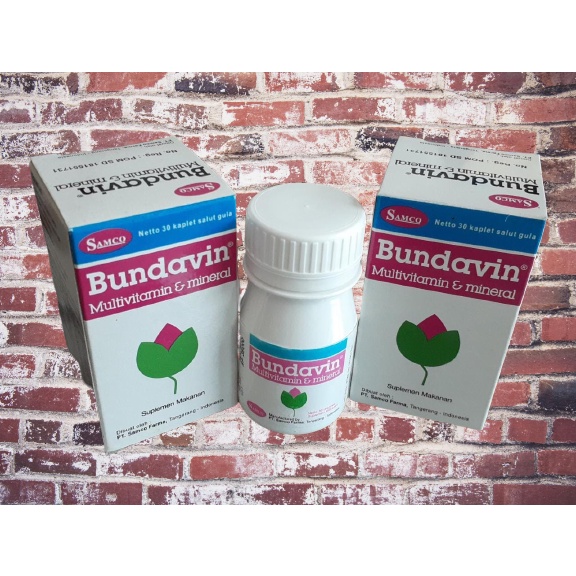 Jual Bundavin Multivitamin Dan Mineral Tablet Per Box Dan Kaleng