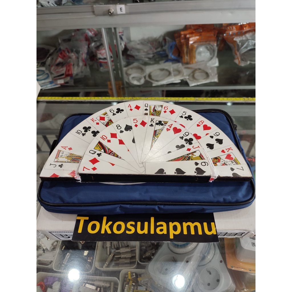 Jual CARD FAN to Card Top Hat INDIA ORIGINAL SULAP MAGIC (Kartu Besar ...