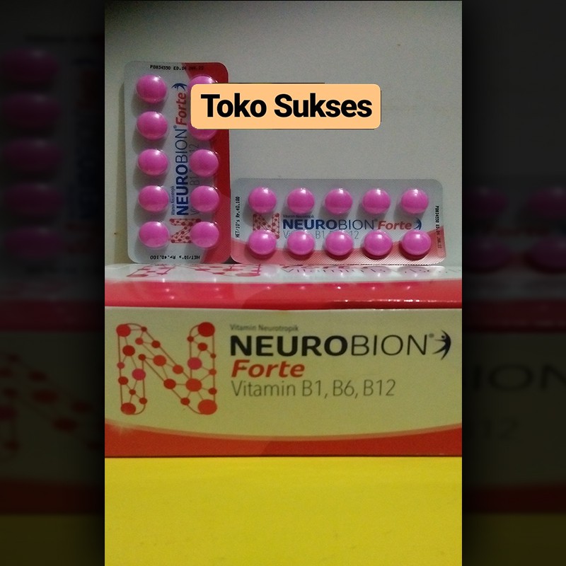 Jual Neurobion Forte Tablet Pink & Tablet Putih - Isi 10 (Suplemen ...