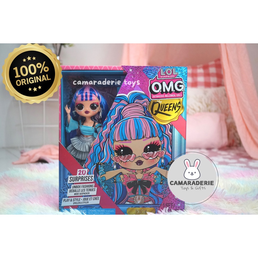 L.O.L. Surprise! OMG Queens Fashion Doll - MISS DIVINE - With 20 surprises including outfit, accessories, standard and more - Collectable - For boys