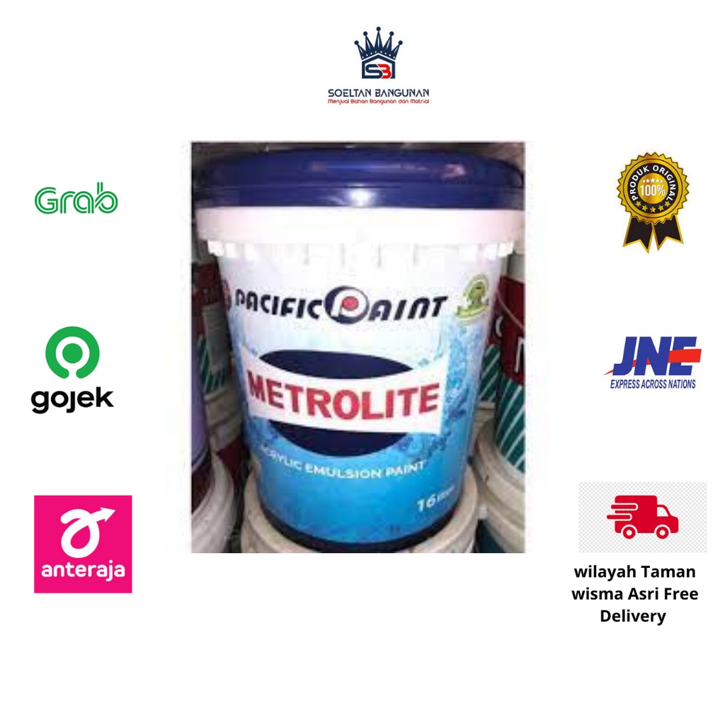 Jual Cat Tembok Metrolite Liter Putih Shopee Indonesia