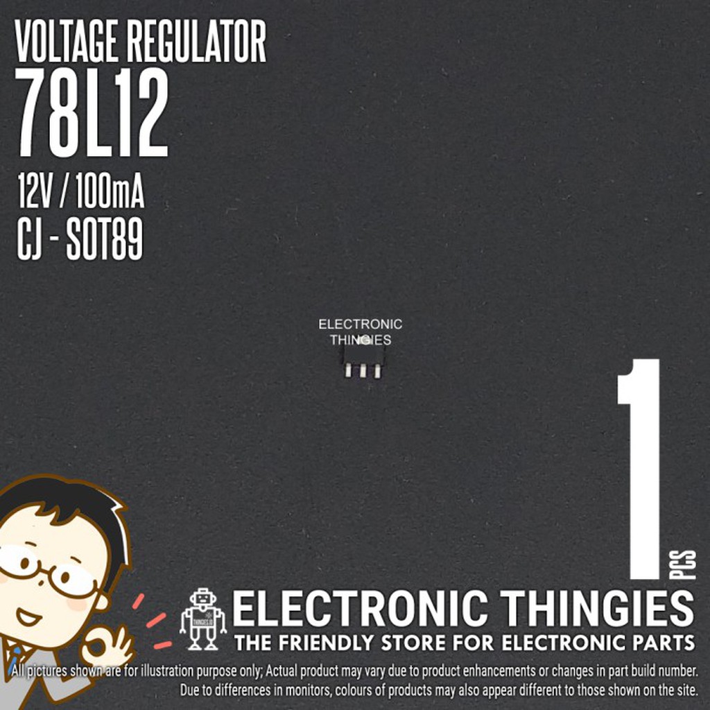 Jual 78L12 CJ SOT89 VOLTAGE REGULATOR 12V 7812 Shopee Indonesia