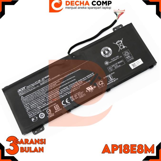 Jual Baterai Acer Nitro 5 AN515-54 AN515-43 AN515-44 AN515-45 AP18E8M ...
