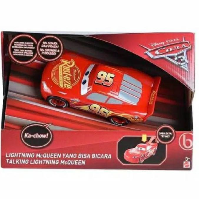 Jual Disney Pixar Cars 3 Lightning McQueen Yang Bisa Bicara | Shopee ...