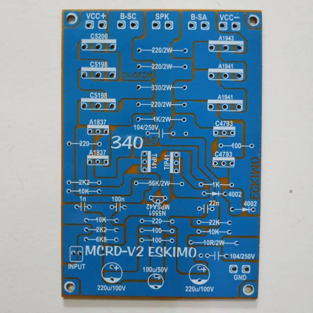 Jual PCB Power Amplifier MCRD V2 TEF Bostrap Micro 340 | Shopee Indonesia