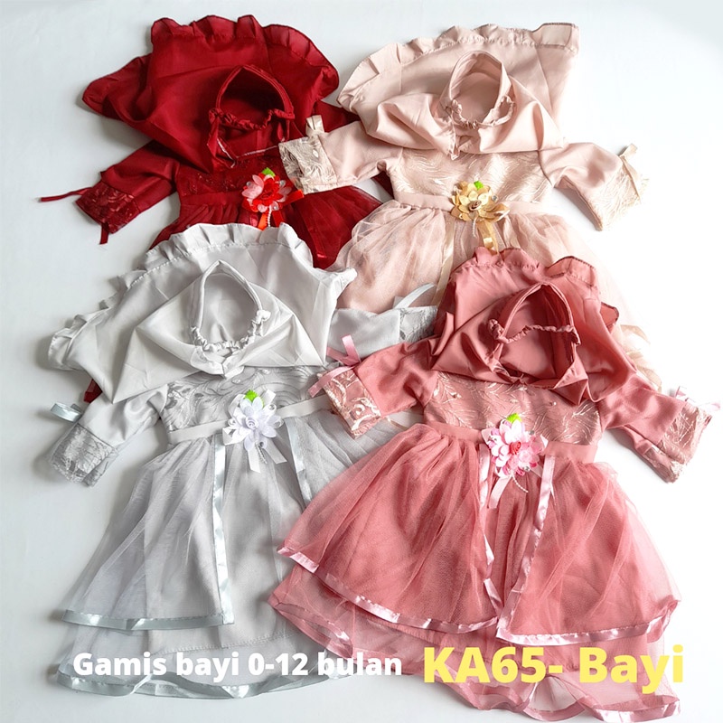 Jual Baju Muslim Bayi Gamis Anak Perempuan 012 bulan Gamis Princess