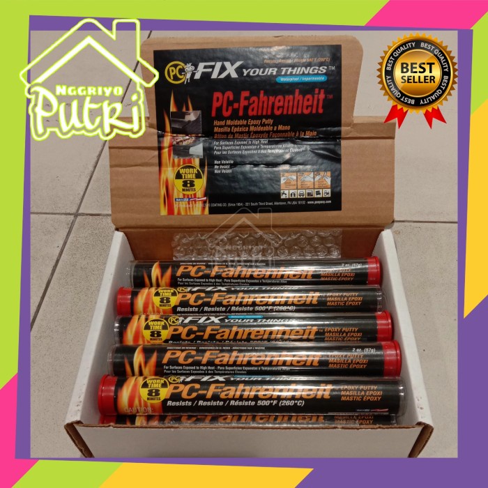Jual Lem Besi,Mesin,Radiator Tahan Panas/Lem Epoxy PC Fahrenheit 20z ...